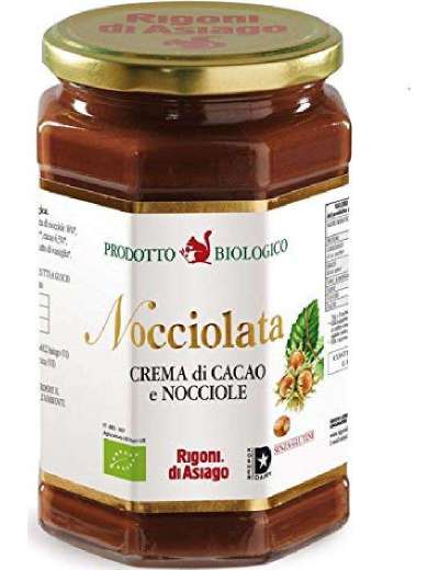 RIGONI NOCCIOLATA BIOLOGICA VETRO GR 270