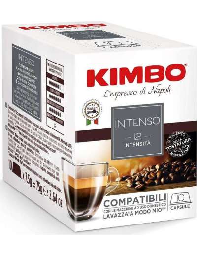 KIMBO CAPSULE ESPRESSO INTENSO A MODO MIO INTENSITA' 12 PZ 10