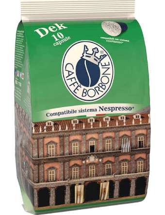 BORBONE CAPSULE NESPRESSO MISCELA DEK DECAFFEINATO PZ 10