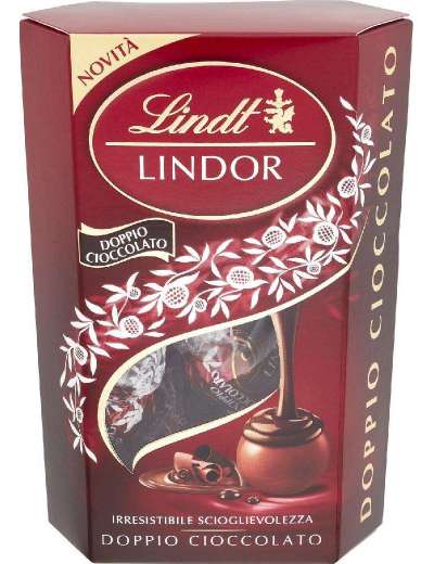 LINDT LINDOR PRALINE DOPPIO CIOCCOLATO GR 200