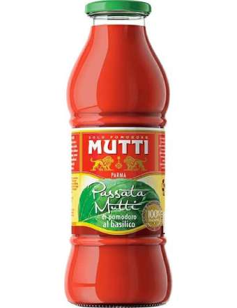 MUTTI PASSATA POMODORO CON BASILICO GR 700