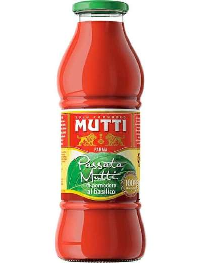 MUTTI PASSATA POMODORO CON BASILICO GR 700