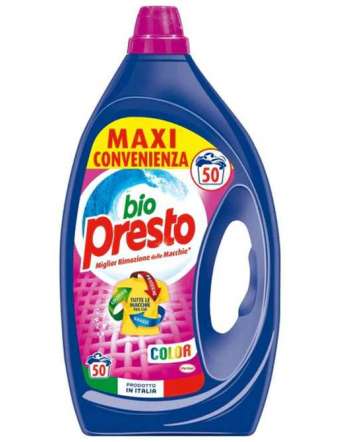 BIO PRESTO 50 LAVAGGI COLOR LIQUIDO LT 2,25