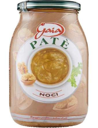 GAIA PATE' DI NOCI VETRO GR 1050