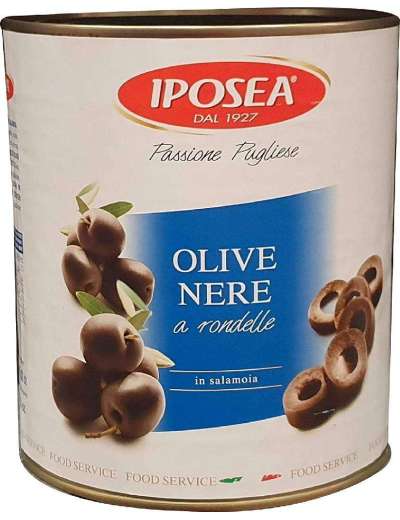 IPOSEA OLIVE NERE A RONDELLE IN SALAMOIA KG 3