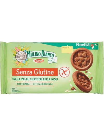 MULINO BIANCO FROLLINI SENZA GLUTINE CON CIOCCOLATO GR 250