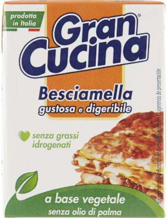 GRAN CUCINA BESCIAMELLA VEGETALE BRIK GR 200