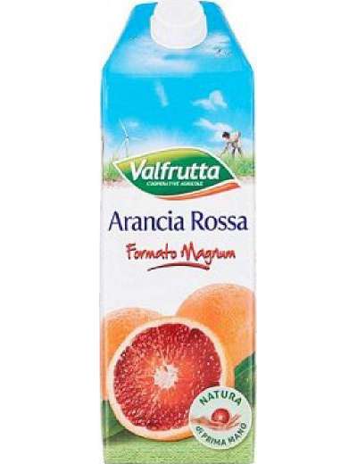 VALFRUTTA SUCCO ARANCIA ROSSA BRIK CL 150