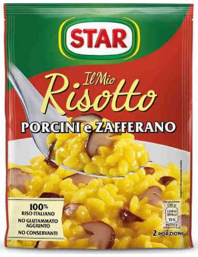 STAR RISOTTO PORCINI E ZAFFERANO GR 175