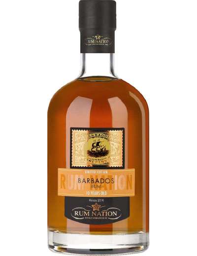 RUM NATION BARBADOS 10 YO CL 70