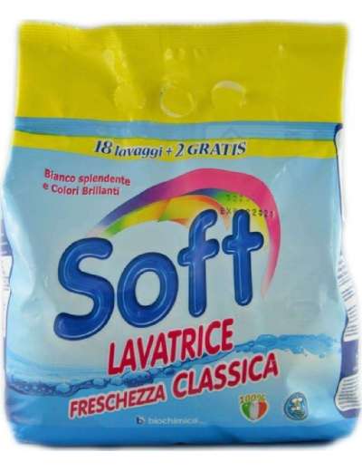 SOFT LAVATRICE POLVERE 22 LAVAGGI CLASSICO GR 1100