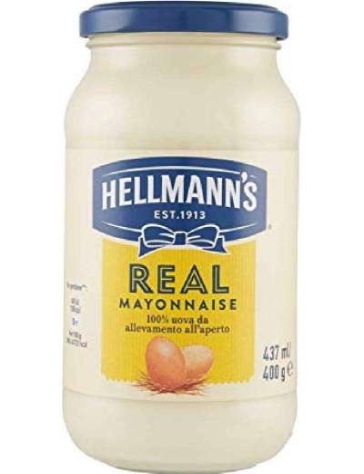 HELLMANN'S MAIONESE VASO VETRO ML 437