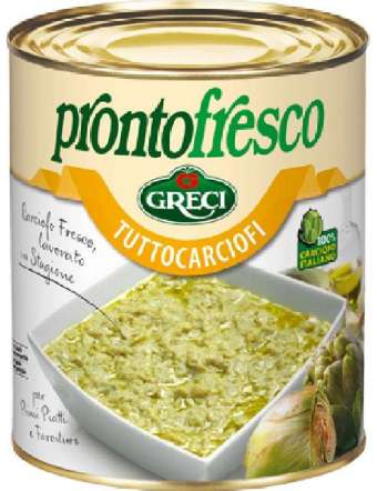 GRECI PRONTOFRESCO TUTTO CARCIOFI CREMA GR 400