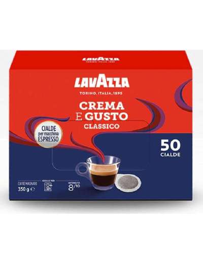 LAVAZZA CAFFE' CIALDE CREMA E GUSTO CLASSICO PZ 50 GR 350