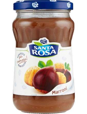 SANTA ROSA CASTAGNE DELIZIE CONFETTURA VETRO GR 350