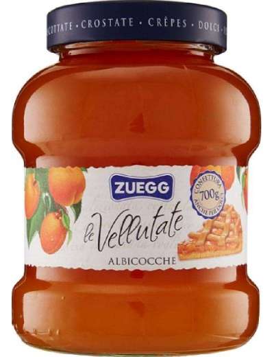 ZUEGG ALBICOCCA CONFETTURA VELLUTATA VETRO GR 700