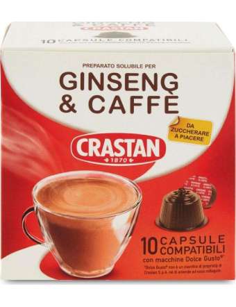 CRASTAN GINSENG E CAFFE' CAPSULE DOLCE GUSTO PZ 10