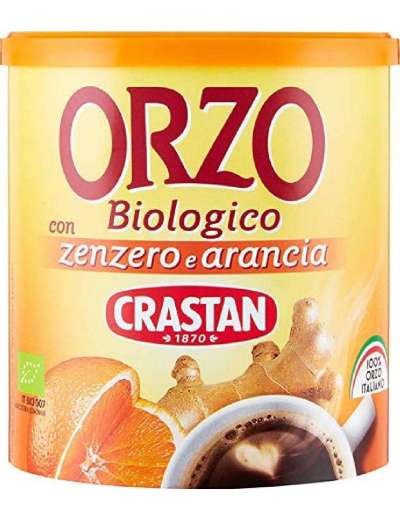 CRASTAN ORZO BIO ZENZERO E ARANCIA GR 120