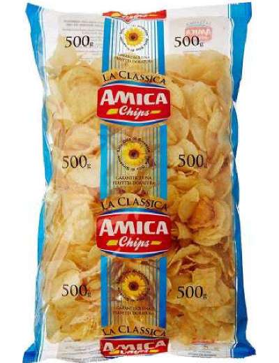 AMICA CHIPS CLASSICHE PATATINE BUSTA GR 500