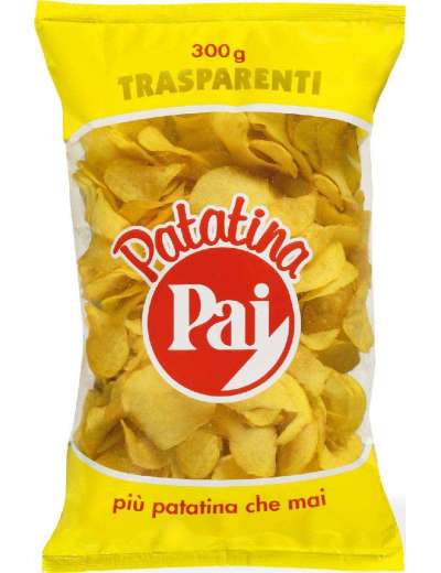 PAI CHIPS TRASPARENTI PATATINE BUSTA GR 300