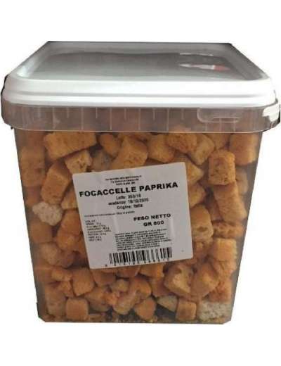 LA STUZZICANTE FOCACCELLA PAPRIKA SECCHIELLO GR 800