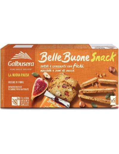 GALBUSERA BELLE BUONE SNACK FICHI E NOCCIOLE GR 150