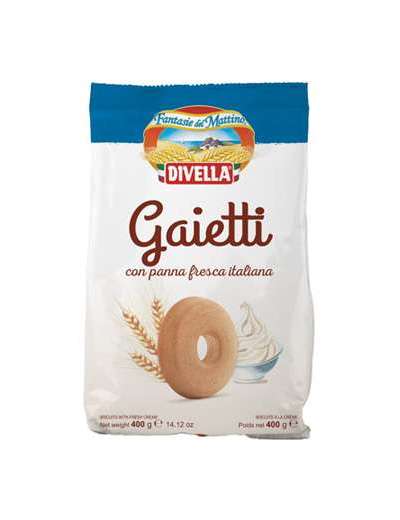 DIVELLA GAIETTI PANNA BISCOTTI GR 400