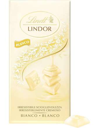 LINDT LINDOR BIANCO TAVOLETTA GR 100