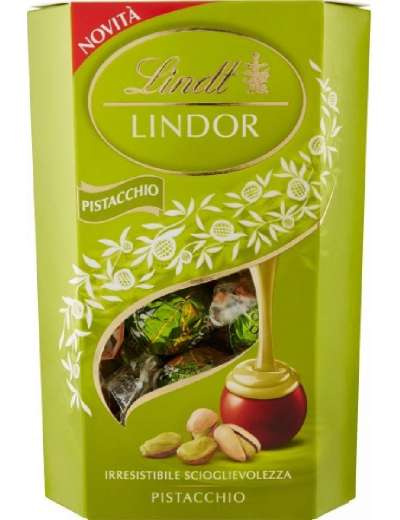 LINDT LINDOR PRALINE PISTACCHIO GR 200