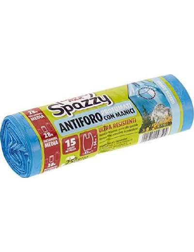 DOMOPAK SPAZZY SACCHI SPAZZATURA BREZZA ALPINA 52X54 LT28 PZ15