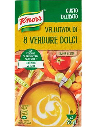 KNORR VELLUTATA VERDURE DOLCI BRICK GR 518