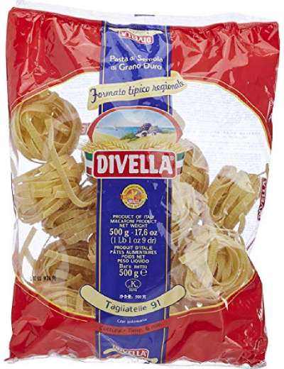 DIVELLA N 91 TAGLIATELLE NIDI SEMOLA GR 500