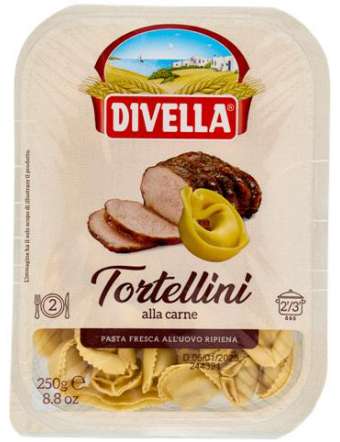 DIVELLA TORTELLINI CARNE GR 250