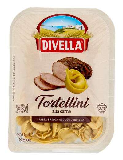 DIVELLA TORTELLINI CARNE GR 250