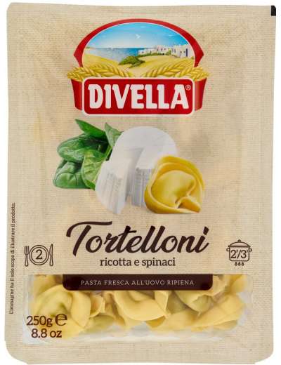 DIVELLA TORTELLONI RICOTTA E SPINACI GR 250