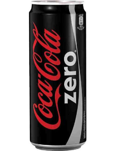 COCA COLA ZERO 33 CL LATTINA
