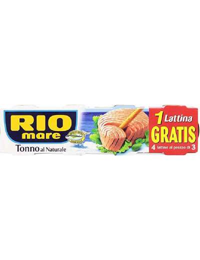 RIO MARE TONNO NATURALE 3+1X80 GR 320
