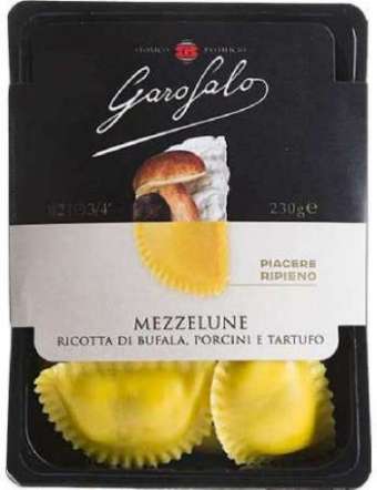 GAROFALO RICOTTA PORCINI TARTUFO MEZZALUNA CONFEZIONE GR 230