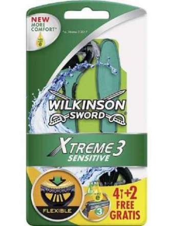 WILKINSON XTREME 3 SENSITIVE 4+2 PZ 6