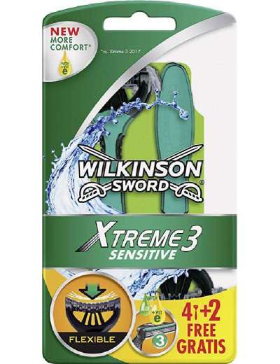 WILKINSON XTREME 3 SENSITIVE 4+2 PZ 6
