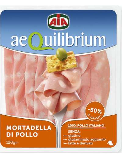 AIA AEQUILIBRIUM MORTADELLA DI POLLO GR 120