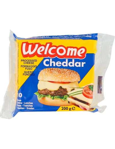 WELCOME FETTE CHEDDAR FORMAGGIO FUSO GR 200
