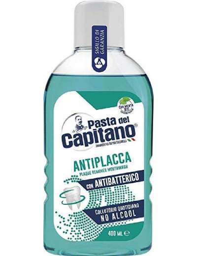 PASTA CAPITANO COLLUTORIO ANTIPLACCA FLACONE ML 400