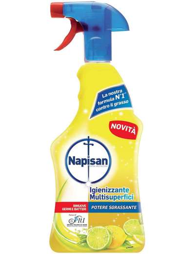 NAPISAN IGIENIZZANTE MULTISUPERFICI POTERE SGRASSANTE LIMONE TRIGGER ML 750