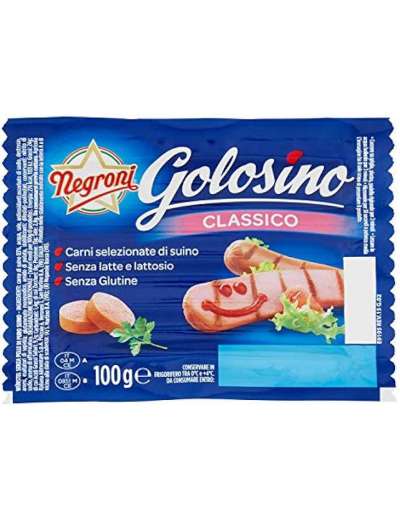 NEGRONI GOLOSINO WURSTEL GR 100