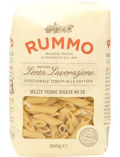 RUMMO 28 MEZZE PENNE RIGATE GR 500