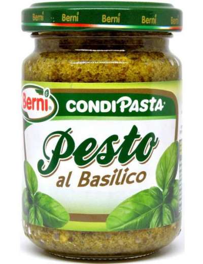 BERNI PESTO AL BASILICO CON GRANA PADANO GR 135