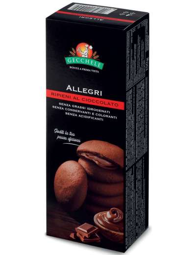 GECCHELE BISCOTTI ALLEGRI RIPIENI CACAO GR 150