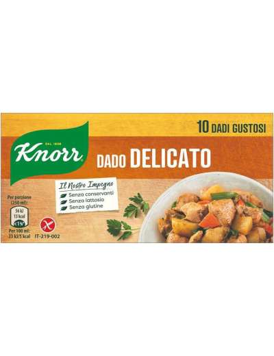 KNORR DADO DELICATO 10 CUBI