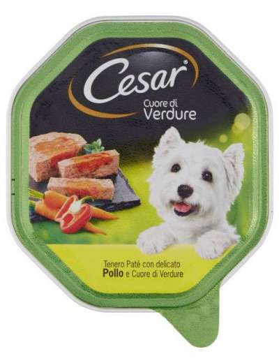 CESAR CUORE DI VERDURE POLLO GR 150 VASCH